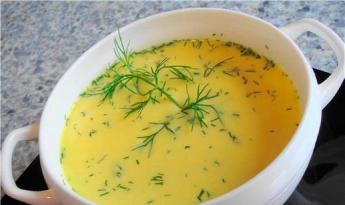 Сырный суп-пюре — лучшие рецепты