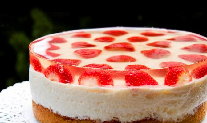 Творожно-желейный торт – лучший десерт без выпечки!